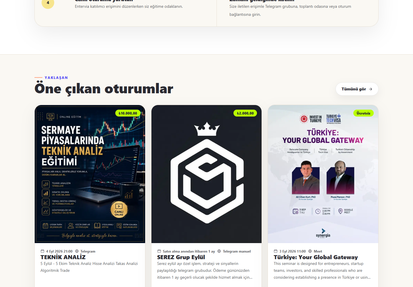 Entervia proje uygulaması 2