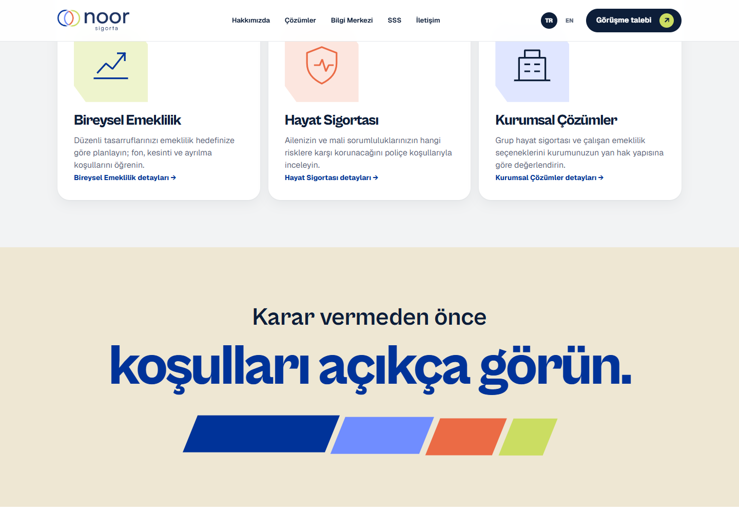 Noor Sigorta proje uygulaması 3